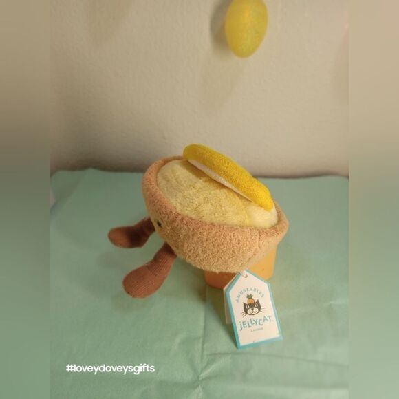 Jellycat Collette Tarte Au Citron Lemon Tart NEW! Amuseables FAST SHIP - Picture 3 of 4